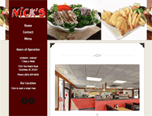 Tablet Screenshot of nicksgyros-n-subs.com